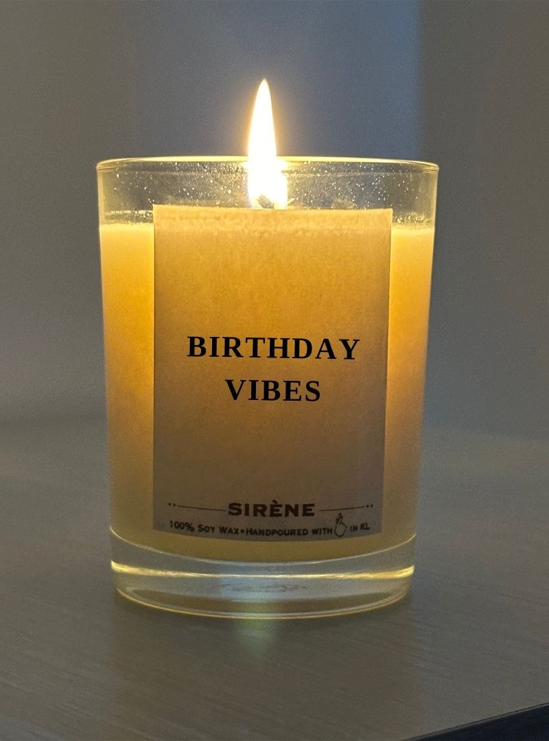 Birthday Vibes | Scented Soy Wax Candles