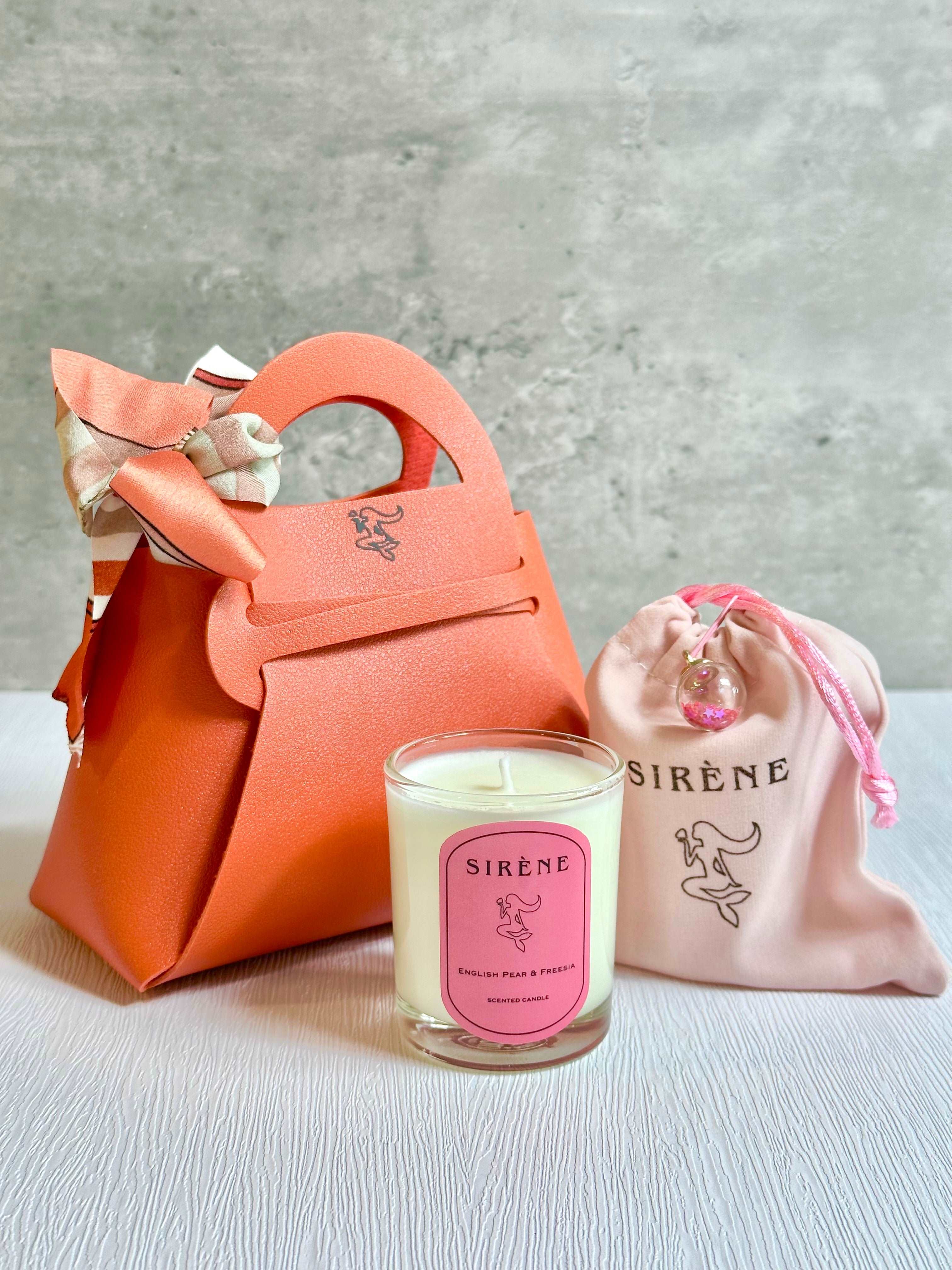 Soy Scented Candle Couture Inspired Gift Bag Set Fragrance SIRENE Malaysia