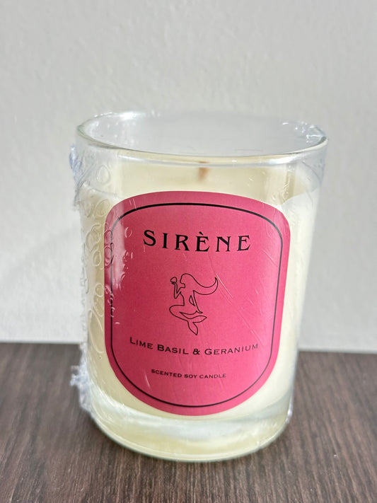  Lime, Basil & Geranium Soy Scented Candle Fragrance