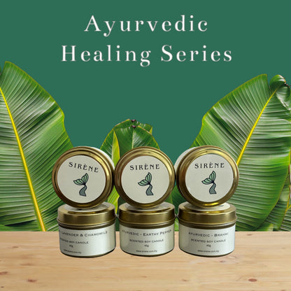 Ayurvedic Healing - Travel Set (45g x 3pcs) Soy Scented Candle