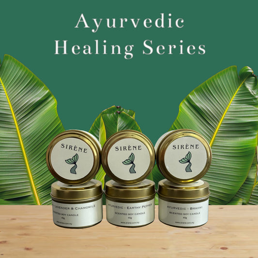 Ayurvedic Healing - Travel Set (45g x 3pcs) Soy Scented Candle