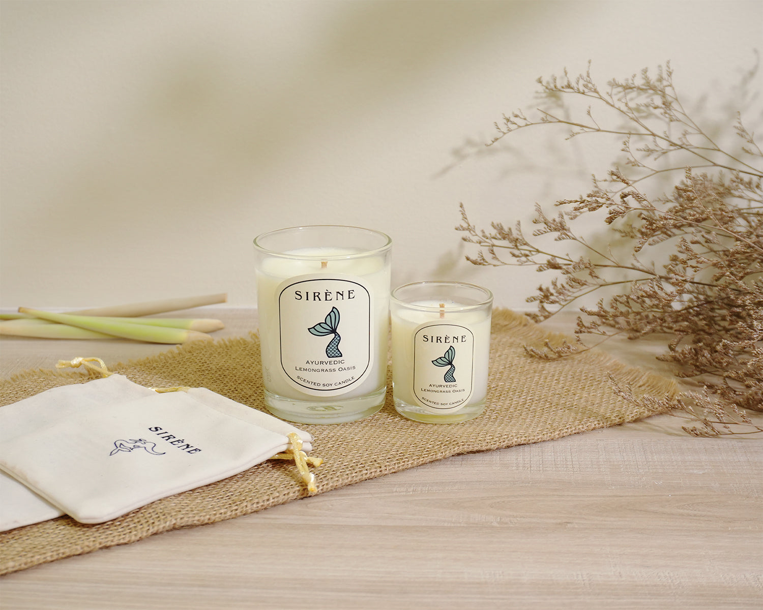 Lemongrass Oasis Soy Scented Candle