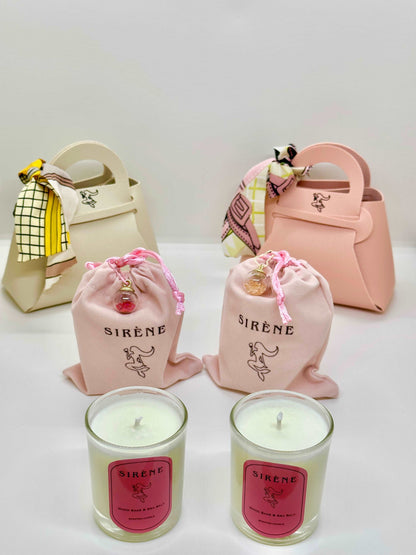 Soy Candle Couture-Inspired Gift Bag Set | Soy Wax Scented Candles