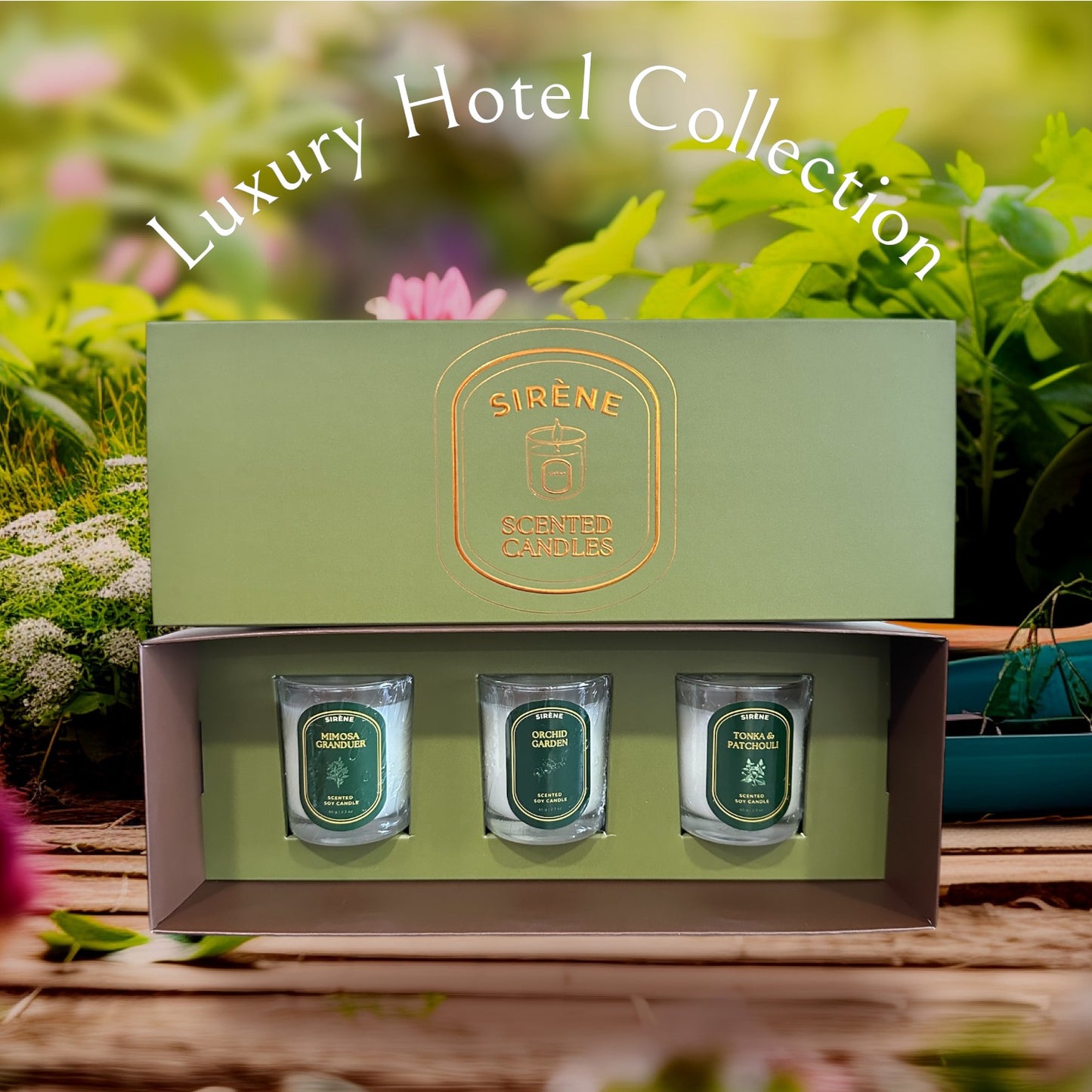 65g Luxury Hotel Collection Scented Candles Gift Set